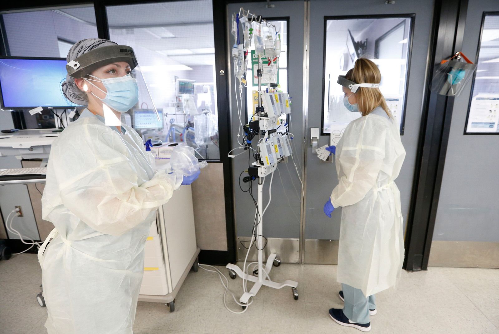 Inside a Covid-19 floor: Erie County Medical Center